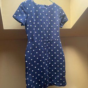 Blue polka dot dress from Old Navy
